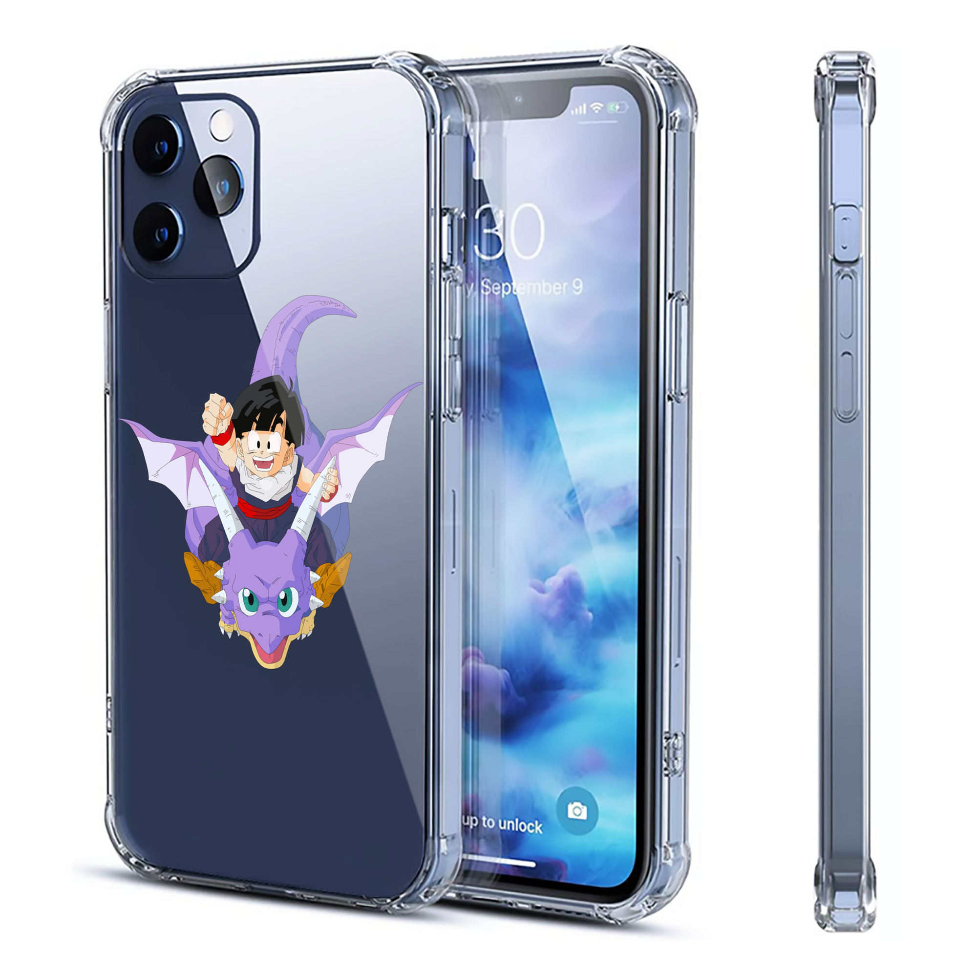 （画像用） ドラゴンボール DRAGON BALL 【iPhone 12シリーズ対応】透明スマホケース（クリアソフトケース）